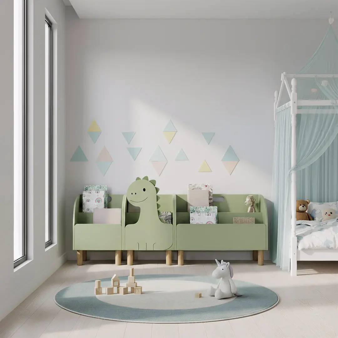 Montessori Dinozor Kitaplık