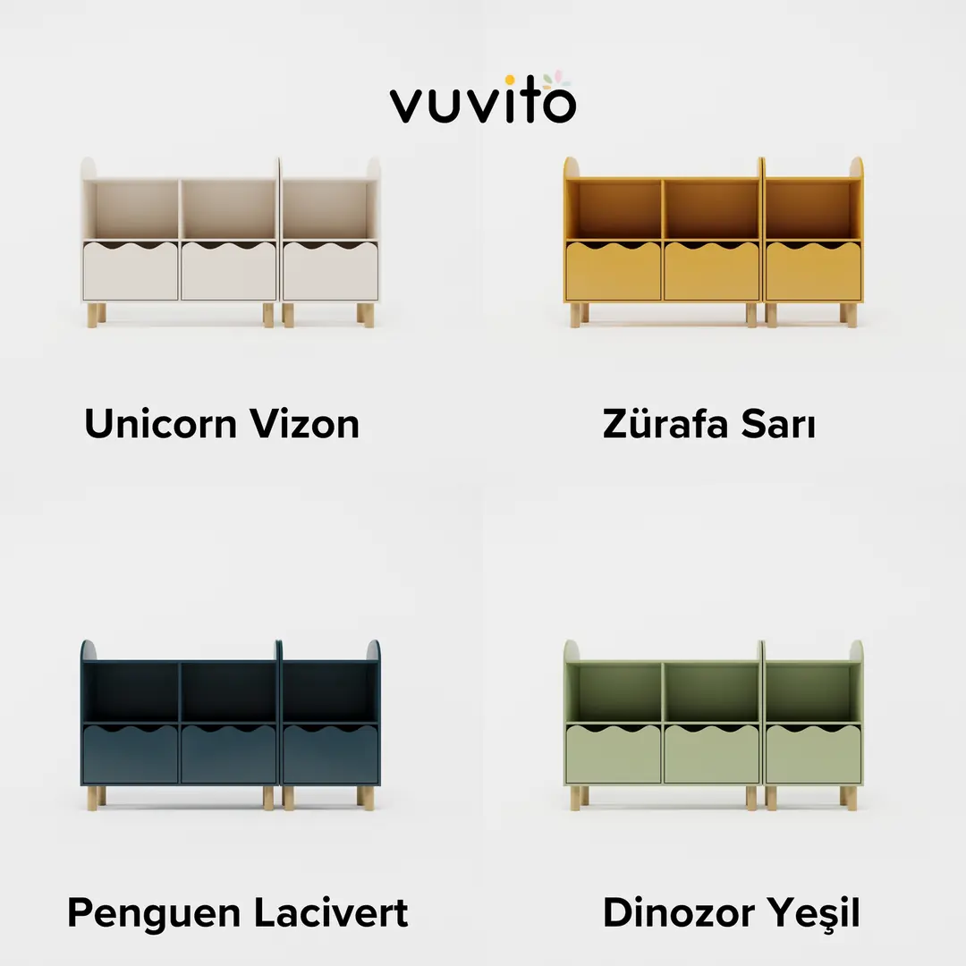 Nero Üçlü Dolap Seti