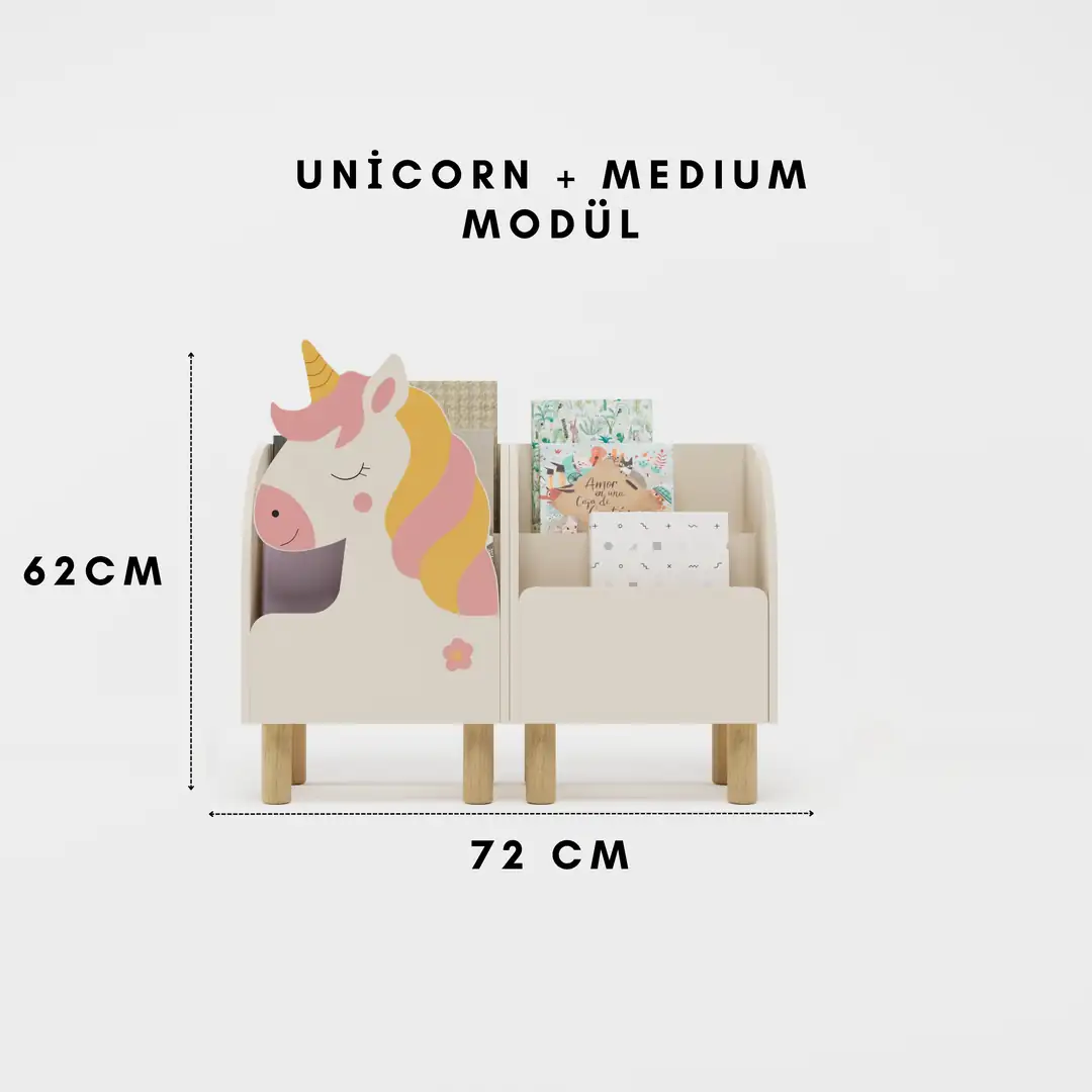 Montessori Unicorn Kitaplık