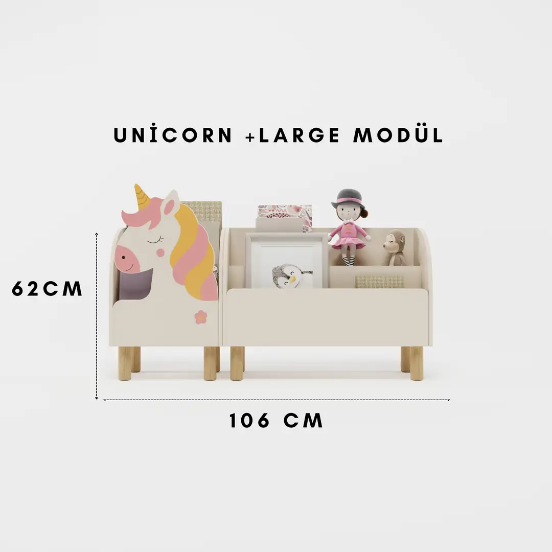 Montessori Unicorn Kitaplık