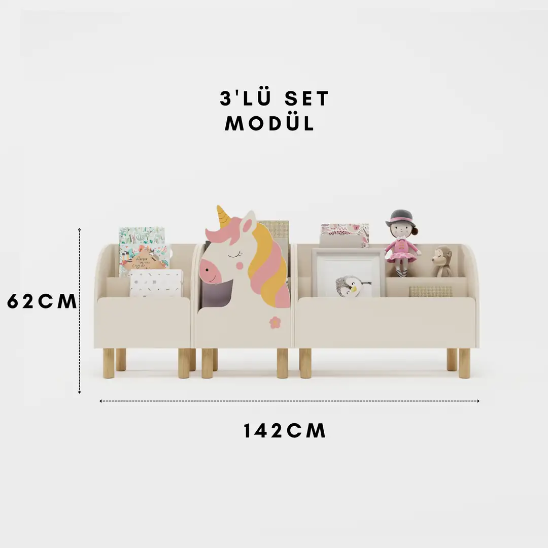 Montessori Unicorn Kitaplık