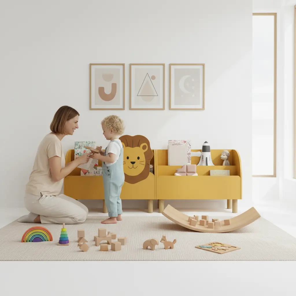 Montessori Aslan Kitaplık