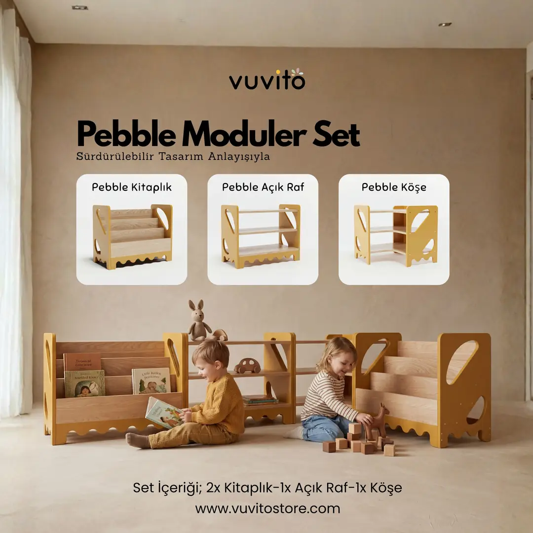 4'lü Pebble Modüler Set
