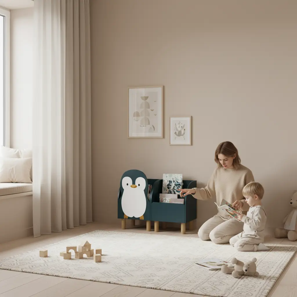 Penguen Montessori Kitaplık