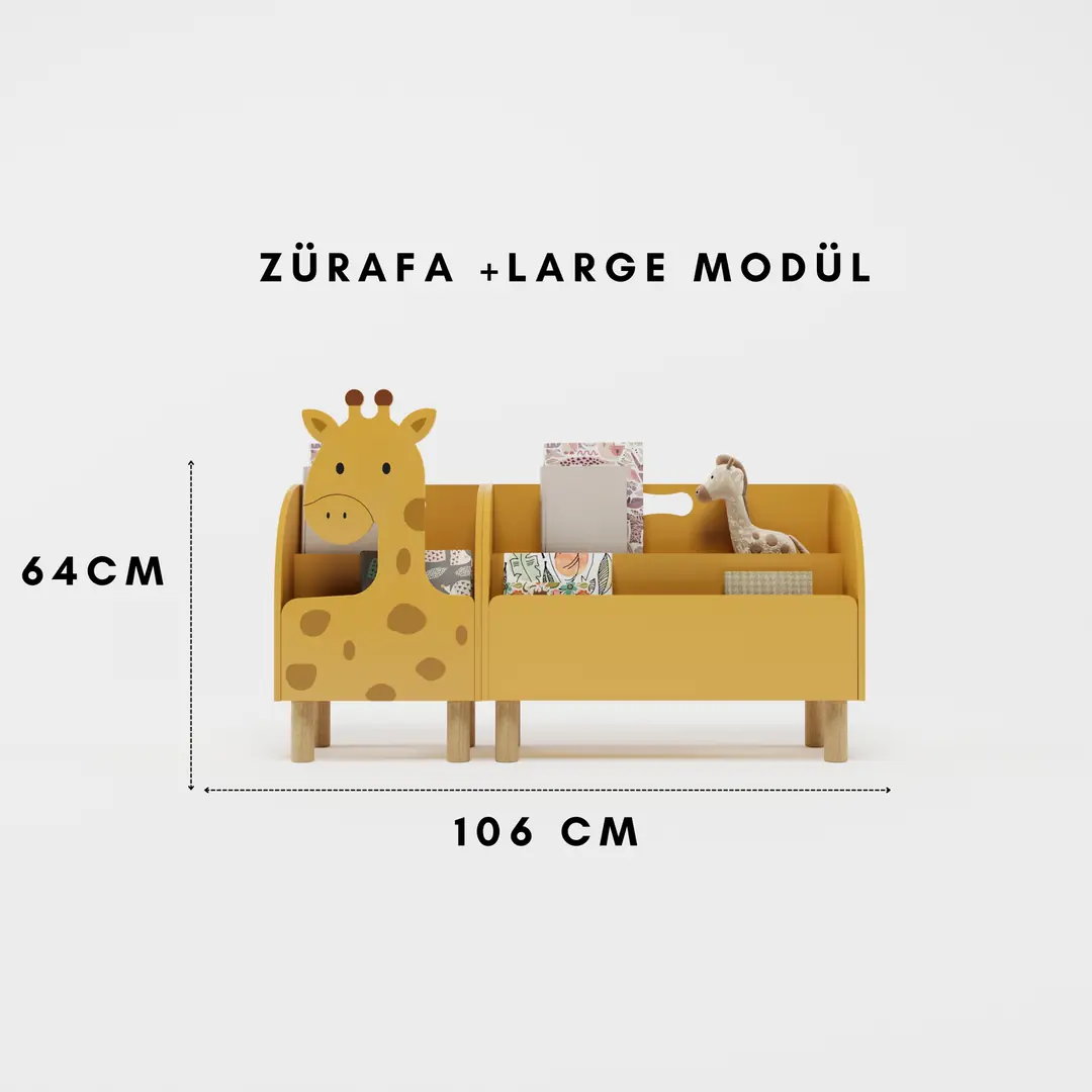 Montessori Zürafa Kitaplık