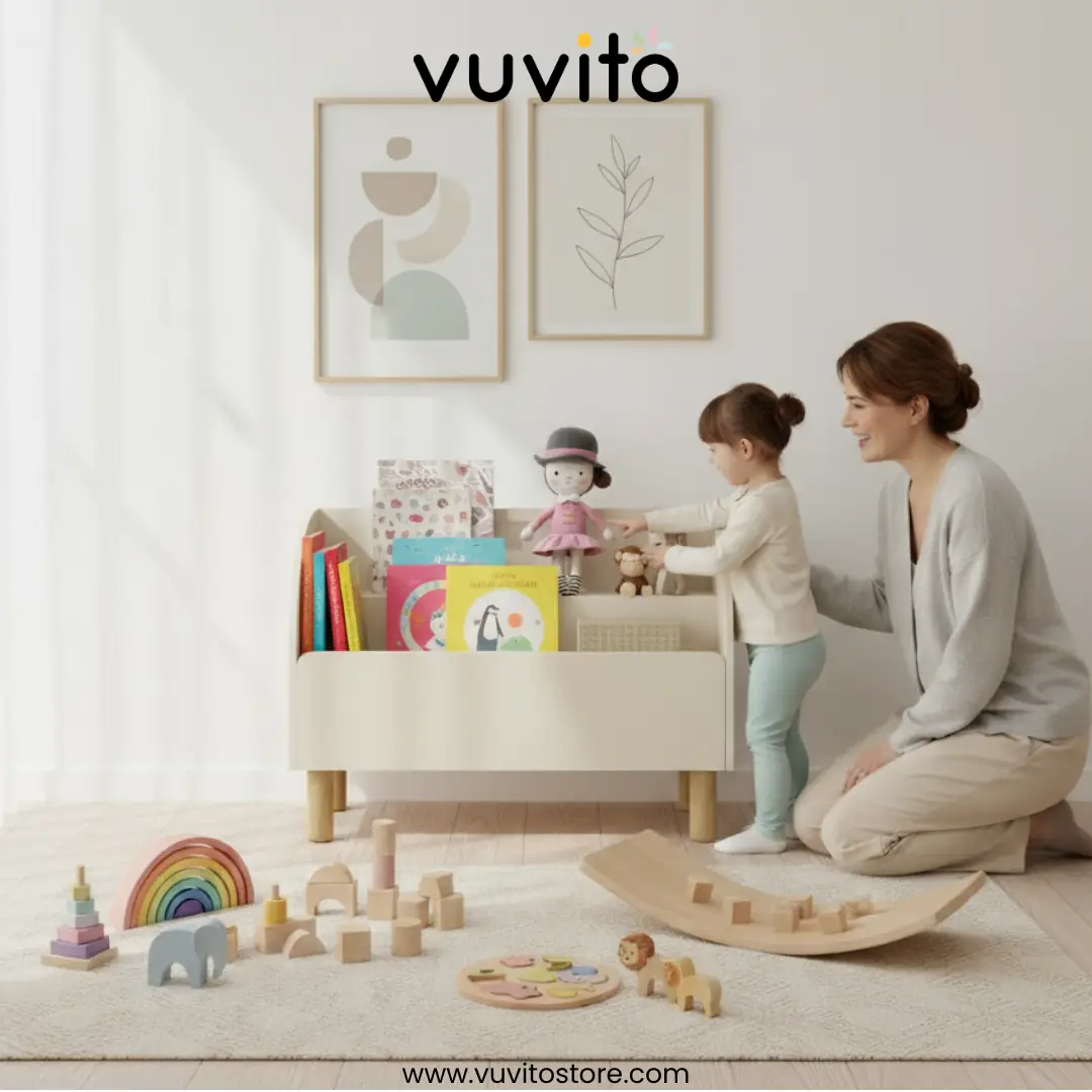 Montessori Dekoratif Kitaplık (Large Modül)