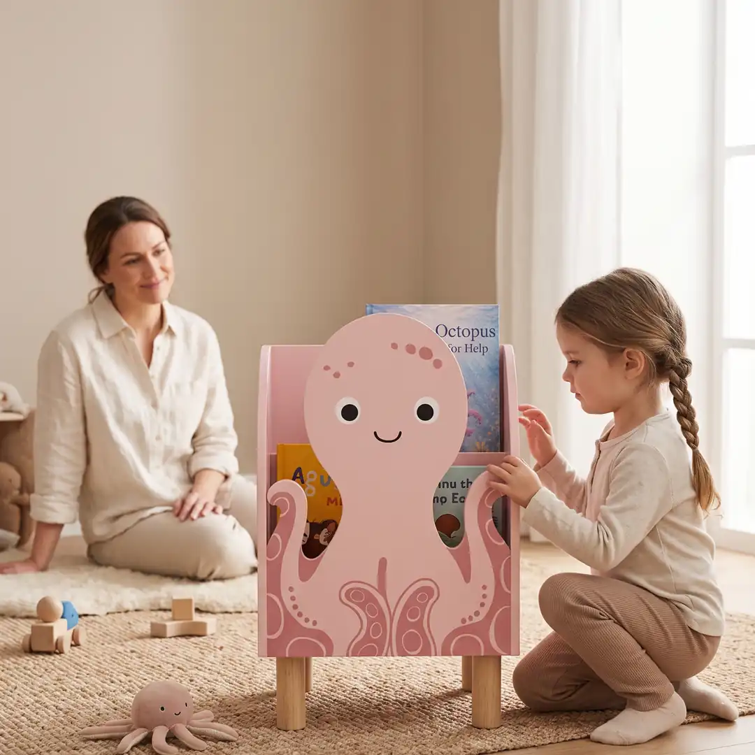Ahtapot Montessori Kitaplık