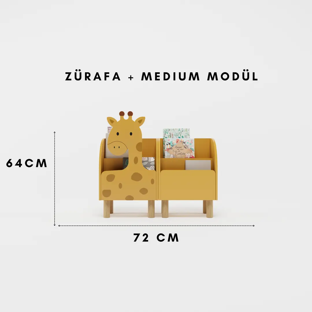 Montessori Zürafa Kitaplık