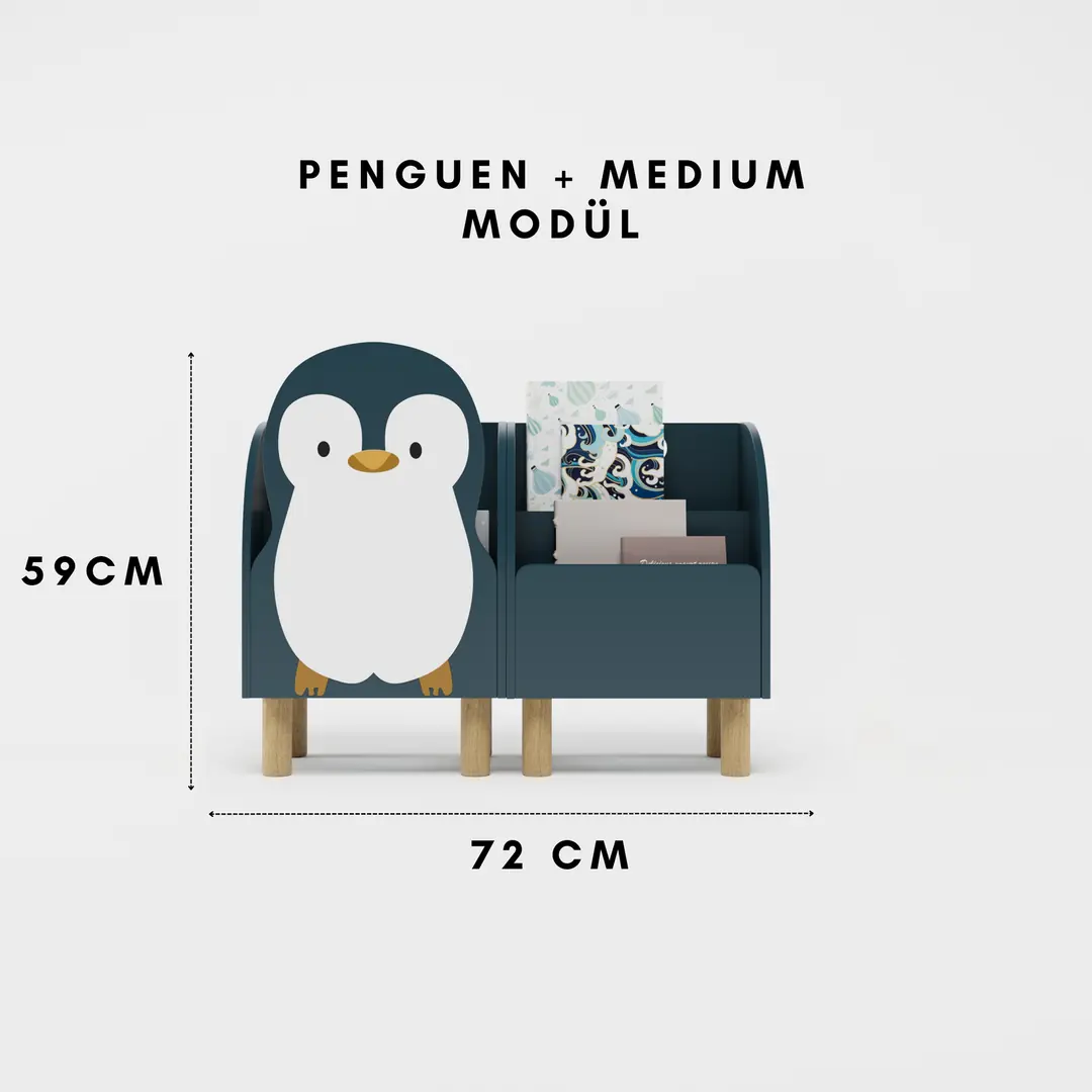 Penguen Montessori Kitaplık