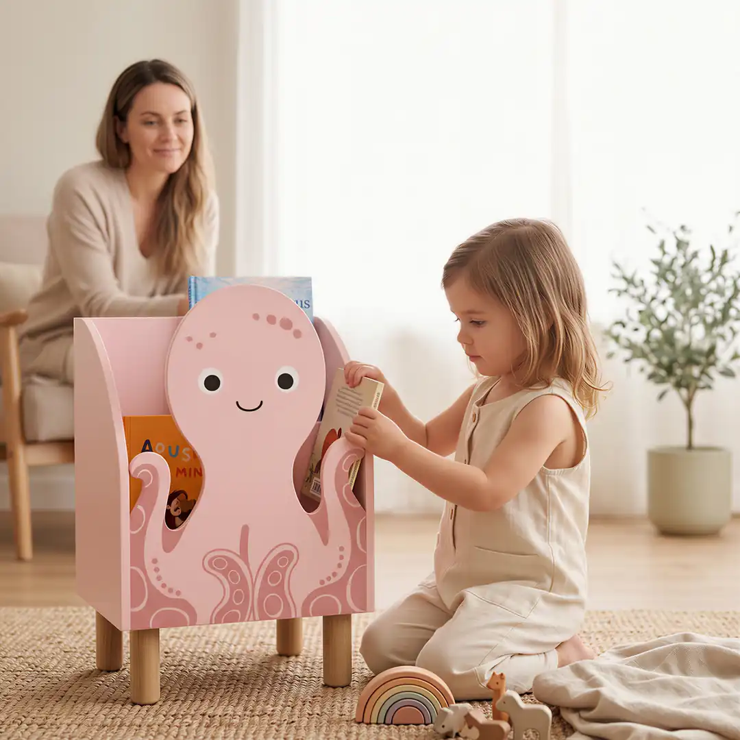 Ahtapot Montessori Kitaplık