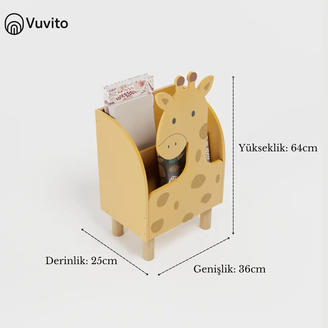 Montessori Zürafa Kitaplık