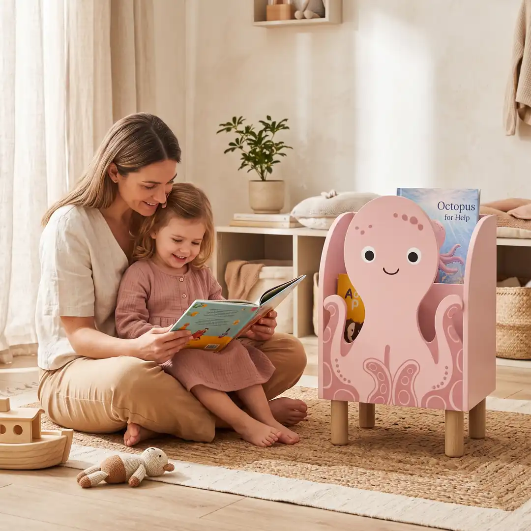 Ahtapot Montessori Kitaplık