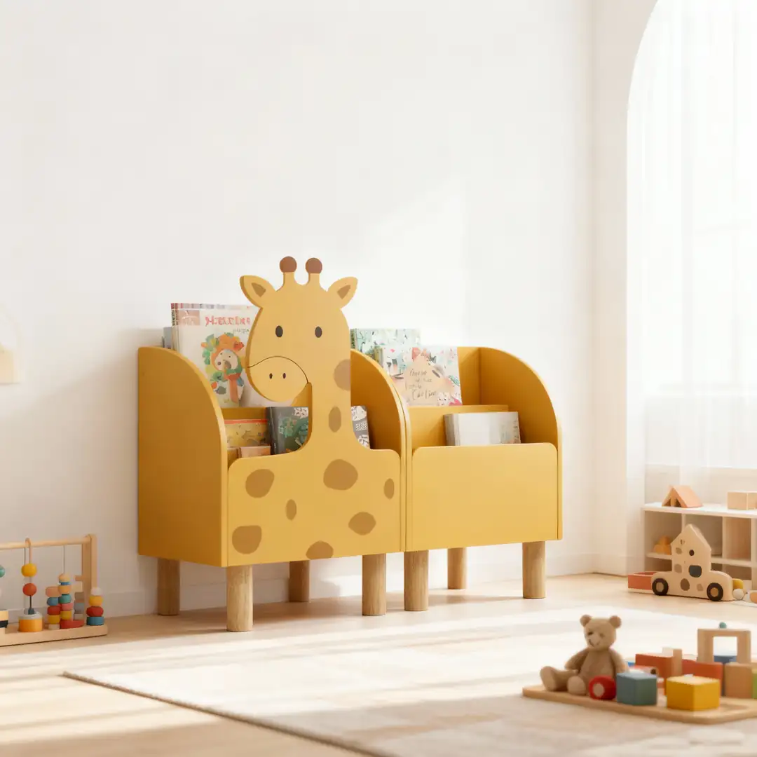Montessori Zürafa Kitaplık