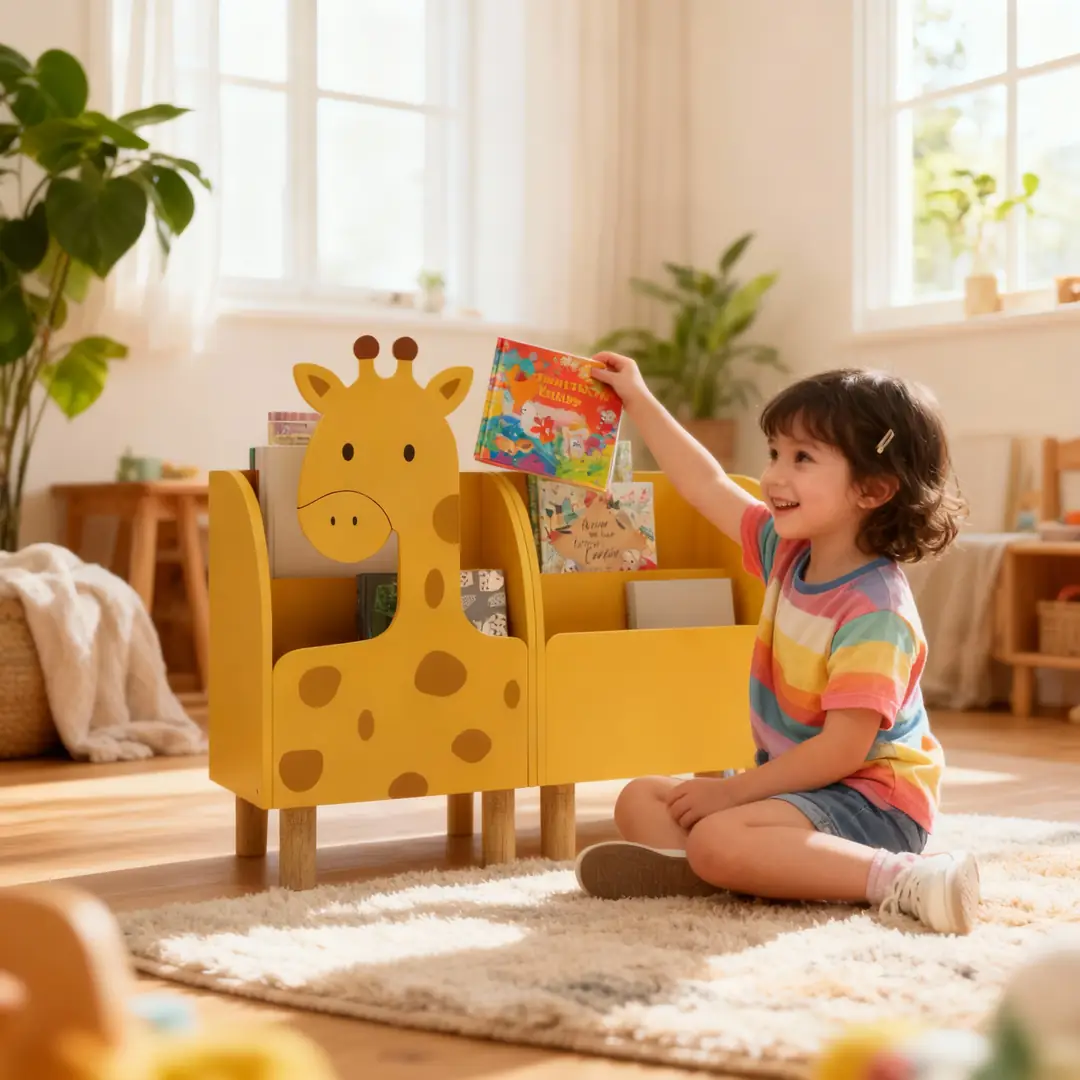 Montessori Zürafa Kitaplık